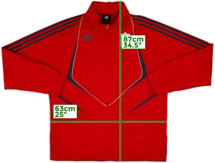Chaqueta de lluvia con capucha adidas del Liverpool 2009-10 - 7/10 - (L)
