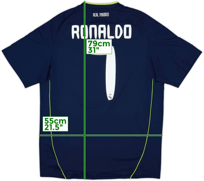 2010-11 Real Madrid Away Shirt Ronaldo #7 - 8/10 - (L)