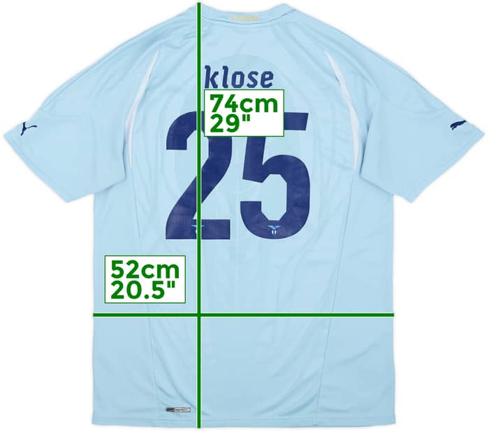 2010-11 Lazio Home Shirt Klose #25 - 8/10 - (L)