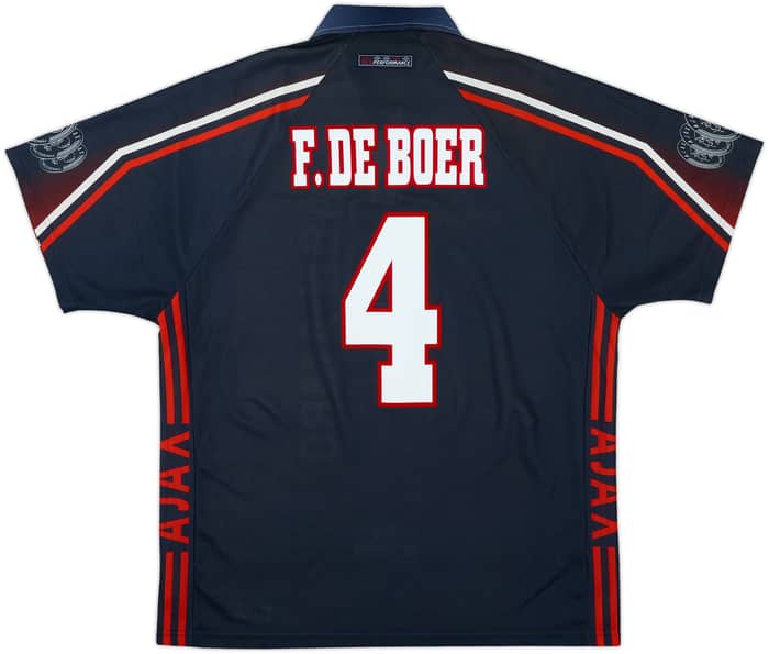 1997-98 Ajax Camiseta Visitante F.De Boer #4 - 8/10 - (XL)