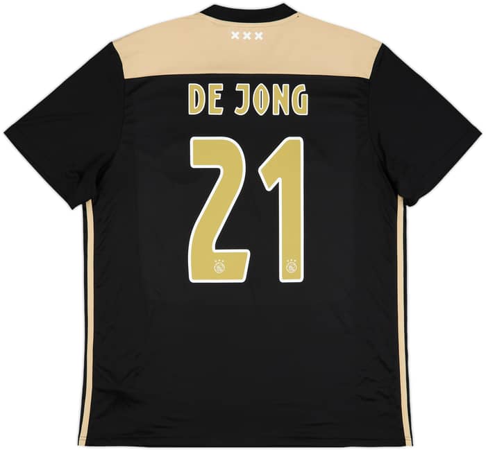 2018-19 Ajax Away Shirt De Jong #21 - 9/10 - (XL)
