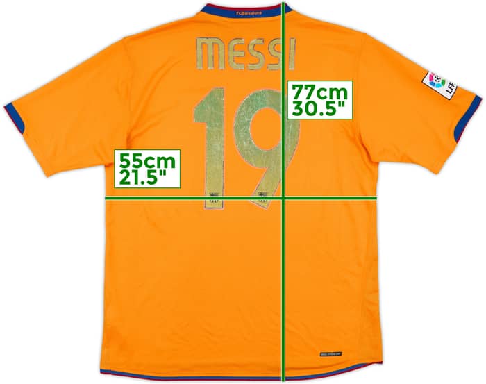 2006-08 Barcelona Away Shirt Messi #19 - 5/10 - (XL)