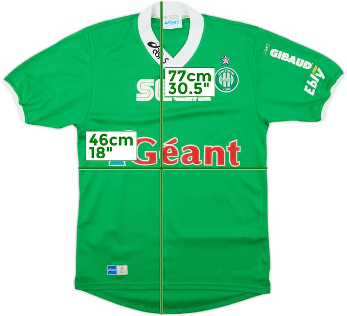 1999-00 Saint Etienne Home Shirt - 5/10 - (S)