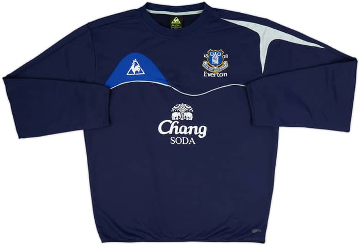 2010-11 Everton Le Coq Sportif Sweat Top - 8/10 - (XL)