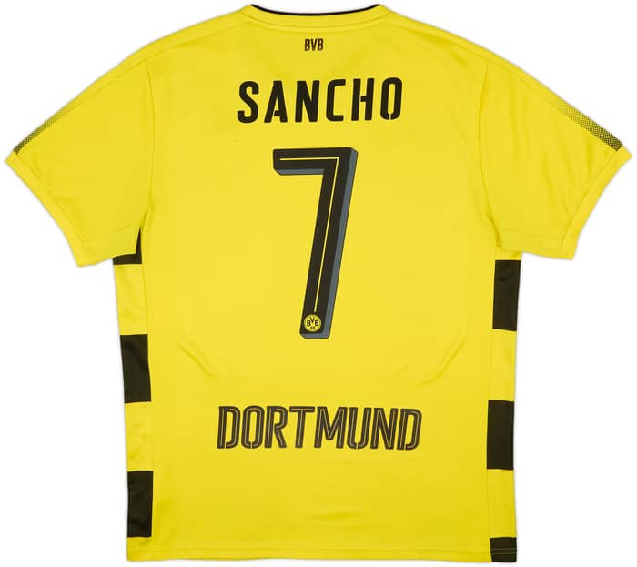 2017-18 Borussia Dortmund Home Shirt Sancho #7 - 7/10 - (L)