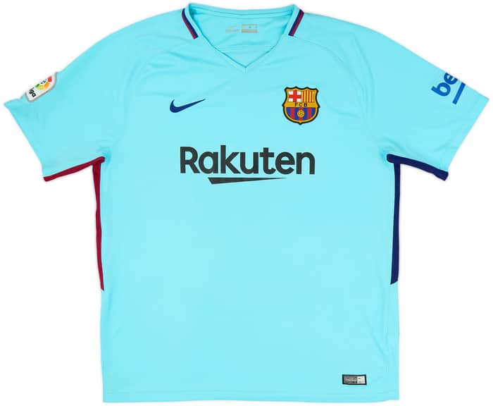 2017-18 Barcelona Away Shirt Messi #10 - 8/10 - (XL)