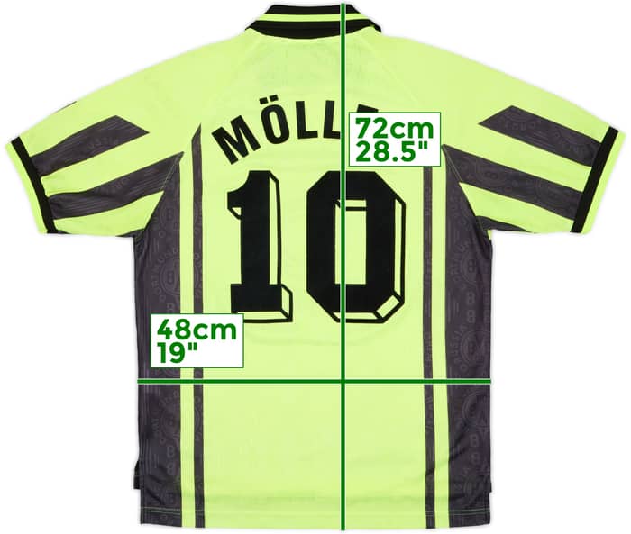 1996-97 Borussia Dortmund Home Shirt Moller #10 - 8/10 - (S)