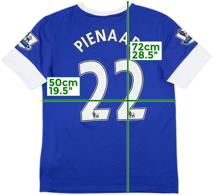 2012-13 Everton Home Shirt Pienaar #22 - 9/10 - (M)