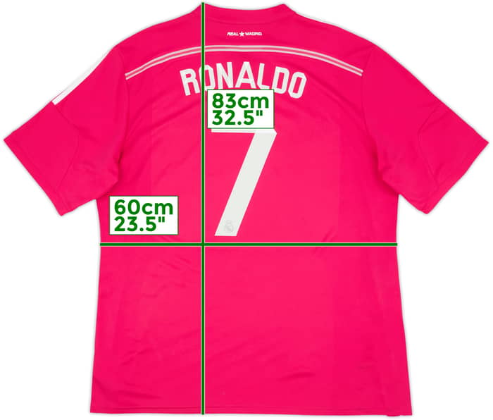 2014-15 Real Madrid Away Shirt Ronaldo #7 - 6/10 - (XXL)