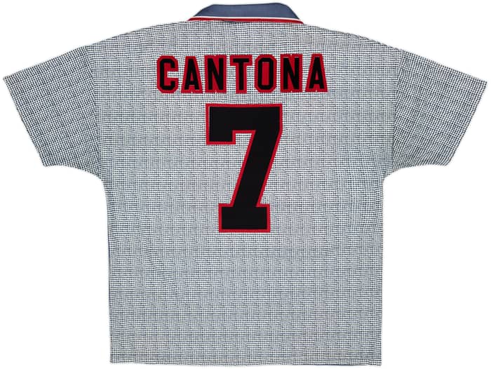 1995-96 Manchester United Away Shirt Cantona #7 - 6/10 - (L)