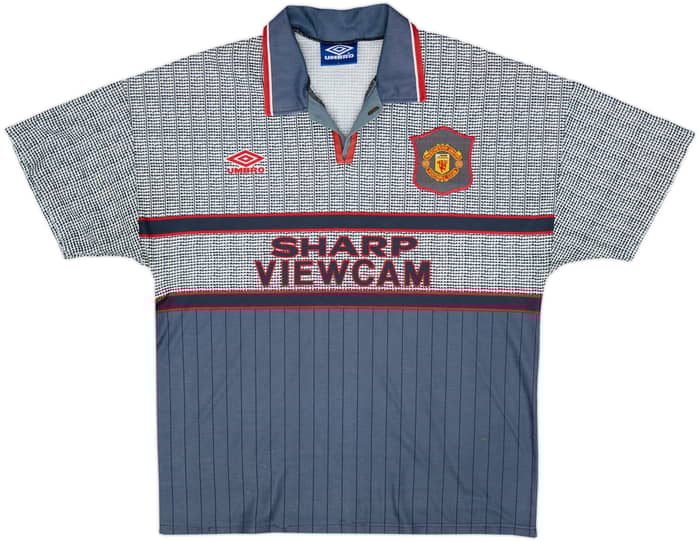 1995-96 Manchester United Away Shirt Cantona #7 - 6/10 - (L)