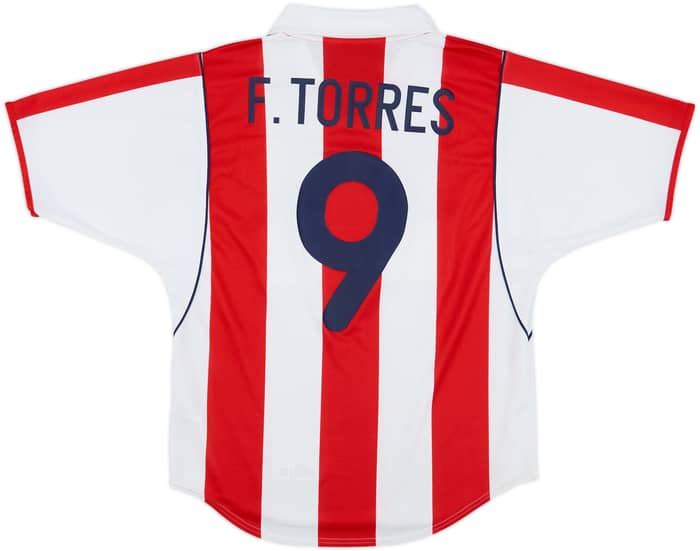 2001-02 Atletico Madrid Home Shirt F.Torres #9 - 5/10 - (M)