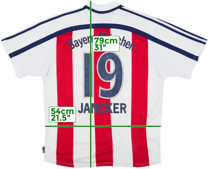 2000-01 Bayern Munich Away Shirt Jancker #19 - 8/10 - (L)
