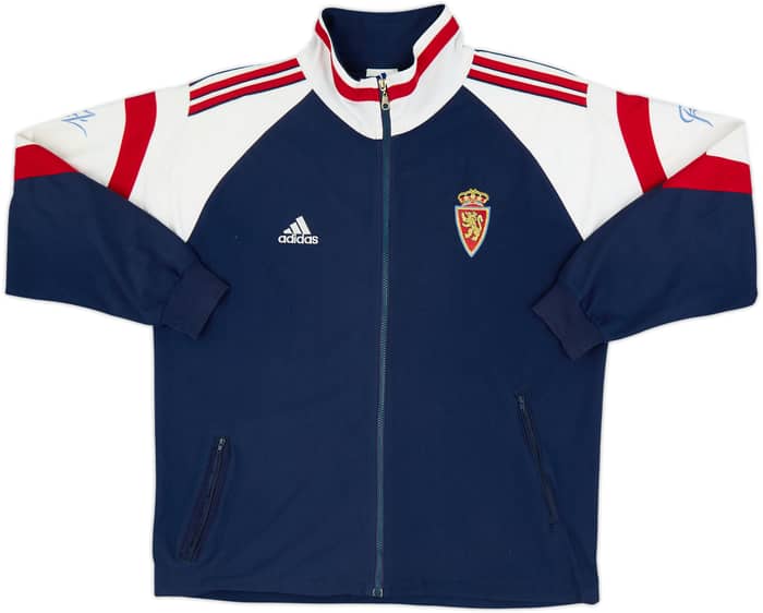 1997-98 Real Zaragoza adidas Track Jacket - 8/10 - (M)