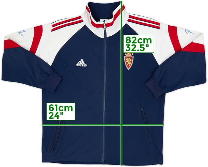 1997-98 Real Zaragoza adidas Track Jacket - 8/10 - (M)