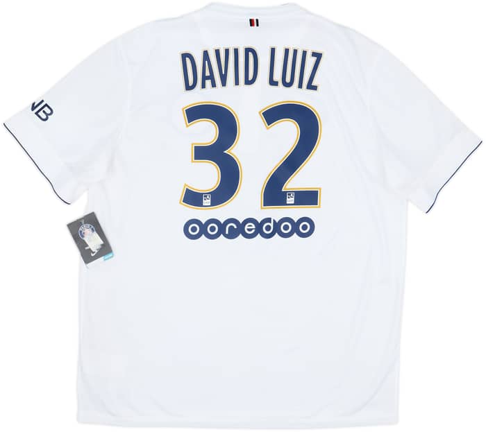 2014-15 Paris Saint-Germain Away Shirt David Luiz #32 (XL)
