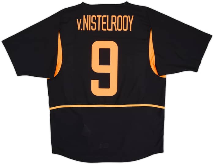 2002-04 Países Bajos Camiseta Visitante V.Nistelrooy #9 - 9/10 - (L)