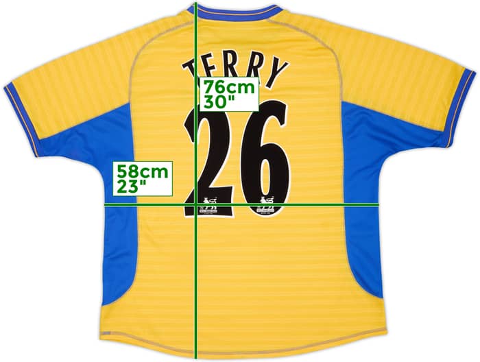 2000-01 Chelsea Away Shirt Terry #26 - 8/10 - (XL)