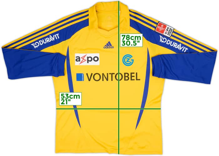 2010-12 Grasshoppers Away L/S Shirt - 6/10 - (XL)