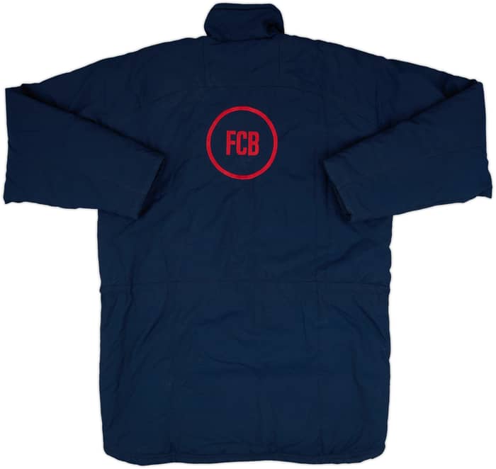 Abrigo de banquillo acolchado Nike del Barcelona 2000-01 - 7/10 - (L)