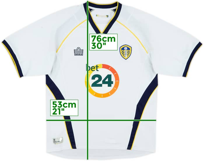2006-07 Leeds United Home Shirt - 8/10 - (M)