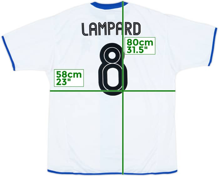 2003-05 Chelsea Away Shirt Lampard #8 - 8/10 - (XL)