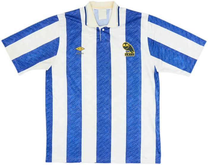 1991-93 Sheffield Wednesday Home Shirt - 6/10 - (XL)