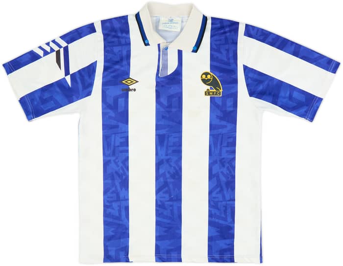 1991-93 Sheffield Wednesday Home Shirt - 9/10 - (M)