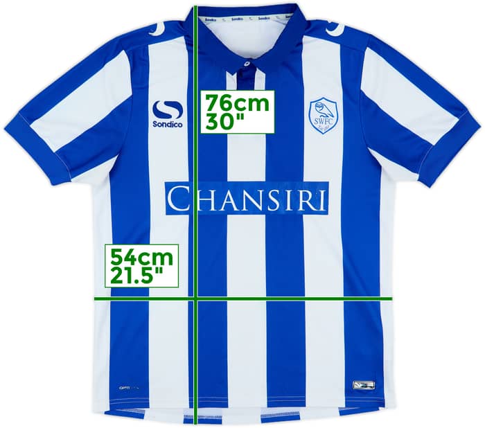 2015-16 Sheffield Wednesday Home Shirt - 7/10 - (XL)