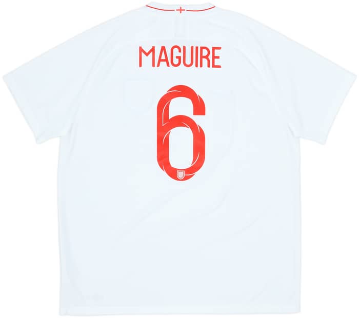 2018-19 England Home Shirt Maguire #6 - 8/10 - (XXL)