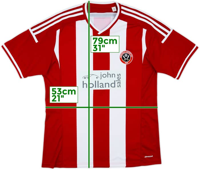2014-15 Sheffield United Home Shirt - 8/10 - (XL)