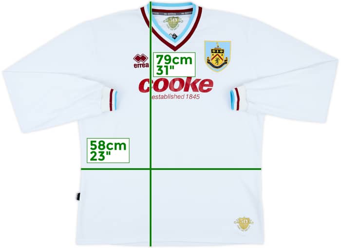 2009-10 Burnley Away L/S Shirt - 7/10 - (XXL)