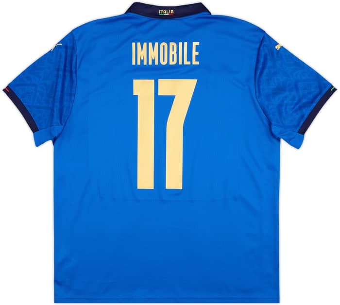 2020-21 Italy Home Shirt Immobile #17 - 10/10 - (XL)