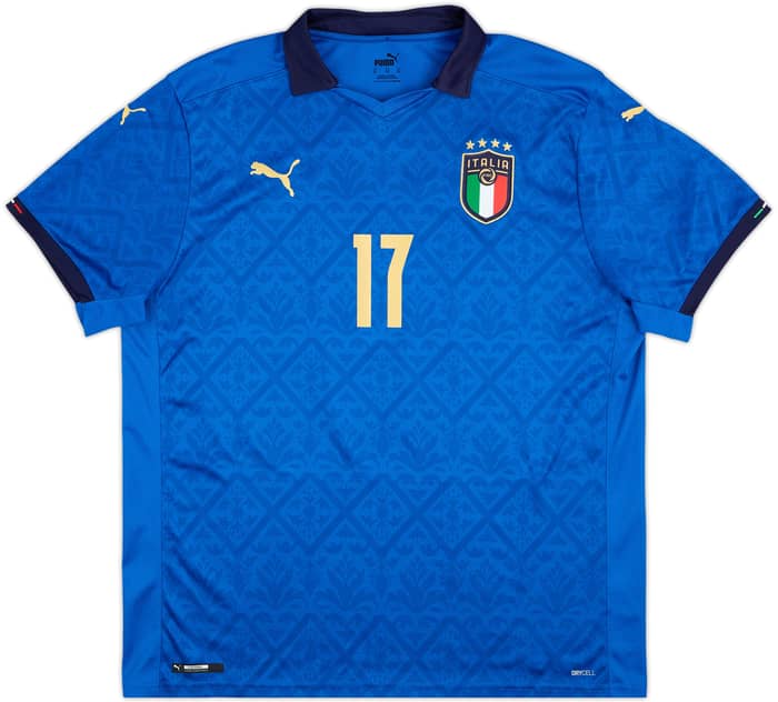 2020-21 Italy Home Shirt Immobile #17 - 10/10 - (XL)