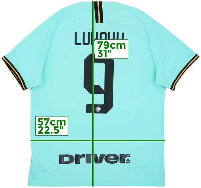 2019-20 Inter Milan Away Shirt Lukaku #9 - 7/10 - (XL)