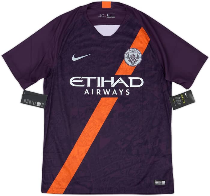 2018-19 Manchester City Third Shirt Kun Aguero #10 (M)