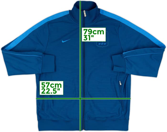 2012-13 France Nike N98 Track Jacket - 8/10 - (XXL)