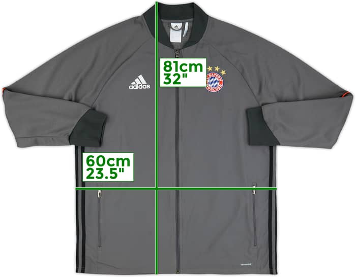 2016-17 Bayern Munich adidas Track Jacket - 8/10 - (XL)