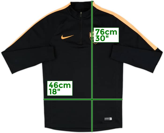 2016-17 Roma Nike Track Jacket - 8/10 - (S)