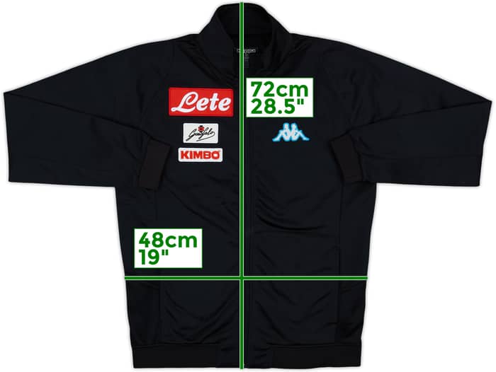 2016-17 Napoli Kappa Track Jacket - 9/10 - (M)