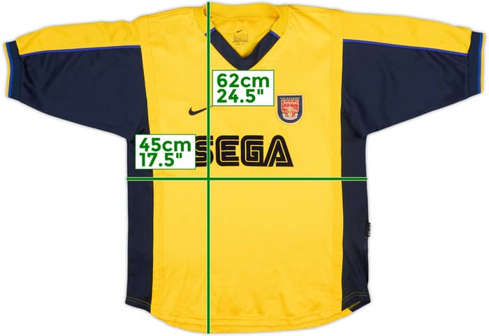 1999-01 Arsenal Away Shirt - 8/10 - (L.Boys)