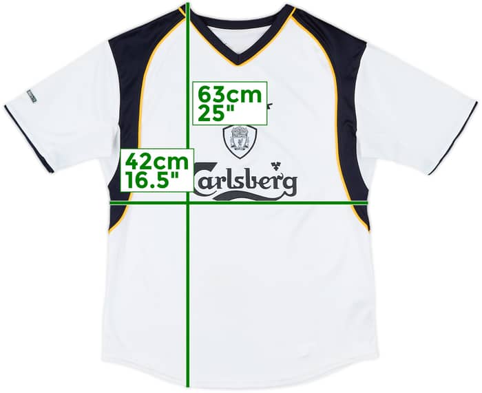 2001-03 Liverpool Away Shirt - 7/10 - (M.Boys)