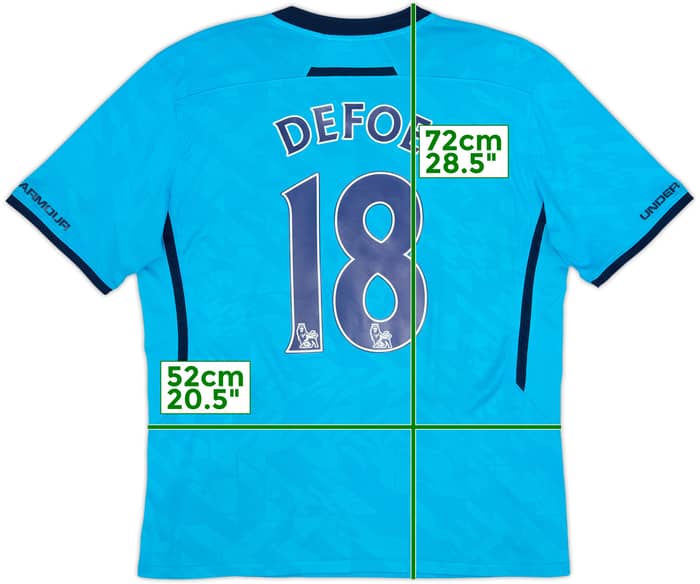 2013-14 Tottenham Away Shirt Defoe #18 - 8/10 - (L)