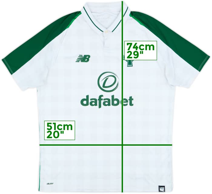 2018-19 Celtic Away Shirt - 8/10 - (M)