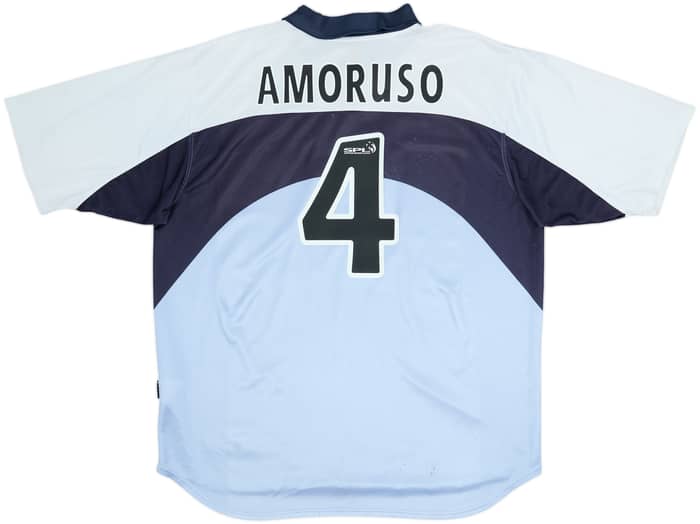 1999-00 Rangers Away Shirt Amoruso #4 - 5/10 - (XL)