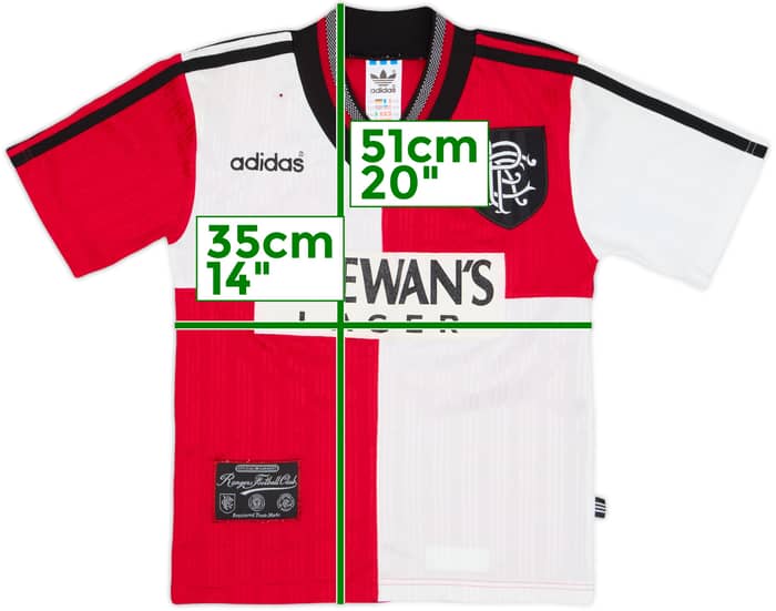 1995-96 Rangers Away Shirt - 5/10 - (6-7 Years)