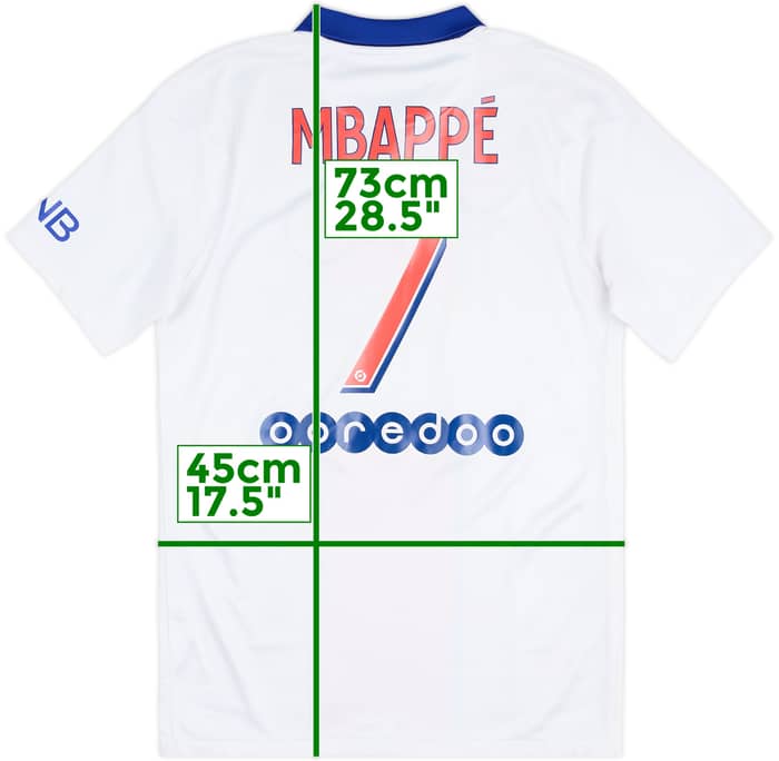 2020-21 Paris Saint-Germain Away Shirt Mbappe #7 - 6/10 - (S)