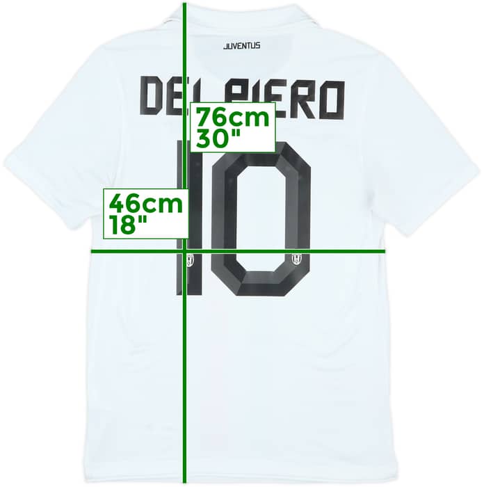 2010-12 Juventus Away Shirt Del Piero #10 - 7/10 - (S)