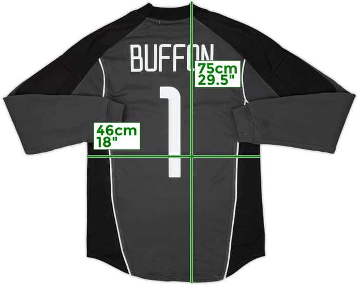 2003-04 Juventus GK Shirt Buffon #1 - 8/10 - (S)