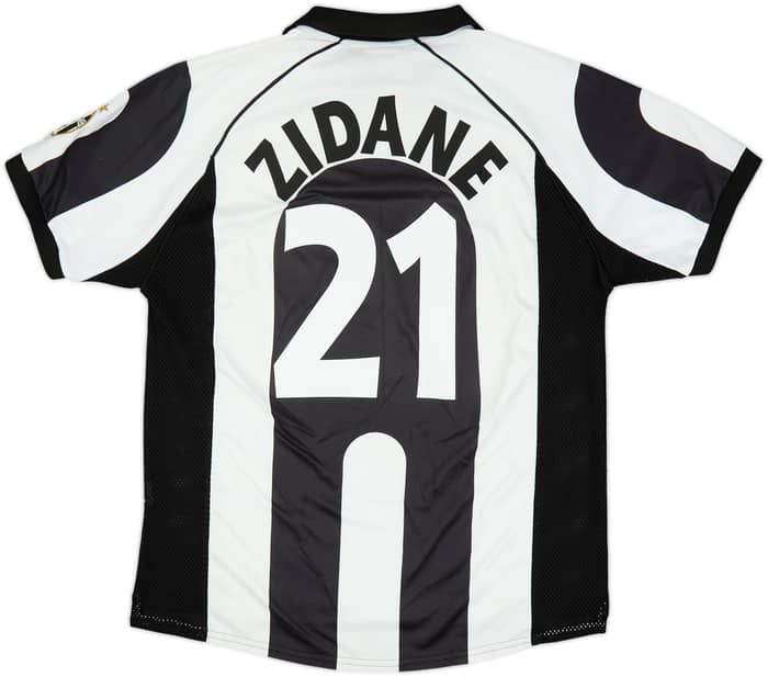 1997-98 Juventus Centenary Home Shirt Zidane #21 - 8/10 - (L)